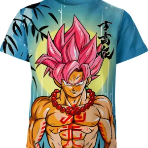 Zamasu Shirt, Goku Black Shirt, Dragon Ball Shirt, Anime Shirt, Super Saiyan Rose Shirt