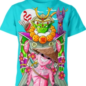 Majin Buu Shirt, Piccolo Shirt, Dragon Ball Shirt, Anime Shirt