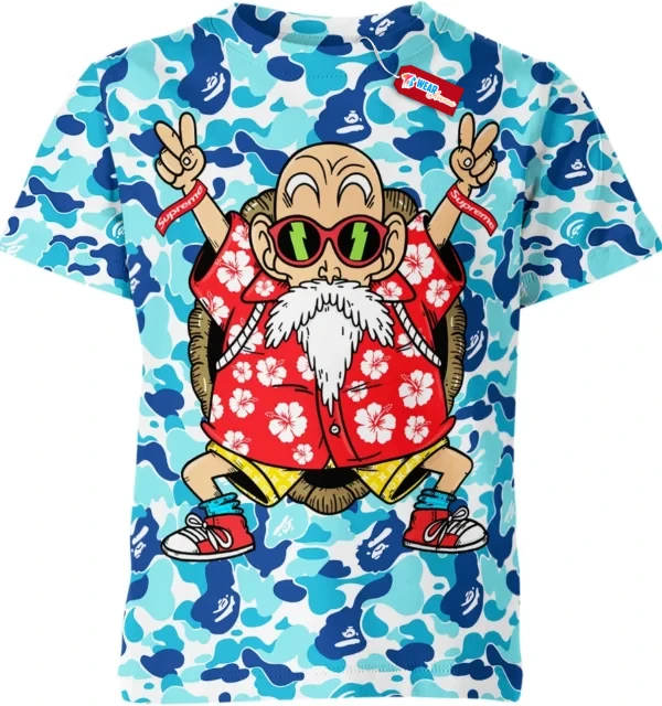 Master Roshi Shirt, Dragon Ball Shirt, Anime Shirt
