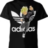 Vegeta Shirt, Dragon Ball Shirt, Anime Shirt, Super Saiyan Blue Shirt, Samurai Shirt