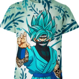 Goku Shirt, Dragon Ball Shirt, Anime Shirt, Super Saiyan Blue Shirt