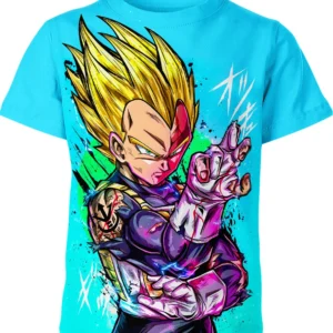Vegeta Shirt, Dragon Ball Shirt, Anime Shirt, Super Saiyan Shirt