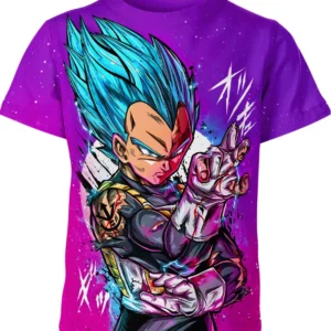 Vegeta Shirt, Super Saiyan Blue Shirt, Dragon Ball Shirt, Anime Shirt