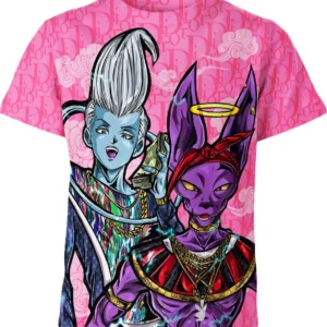 Whis Shirt, Beerus Shirt, Dragon Ball Shirt, Anime Shirt