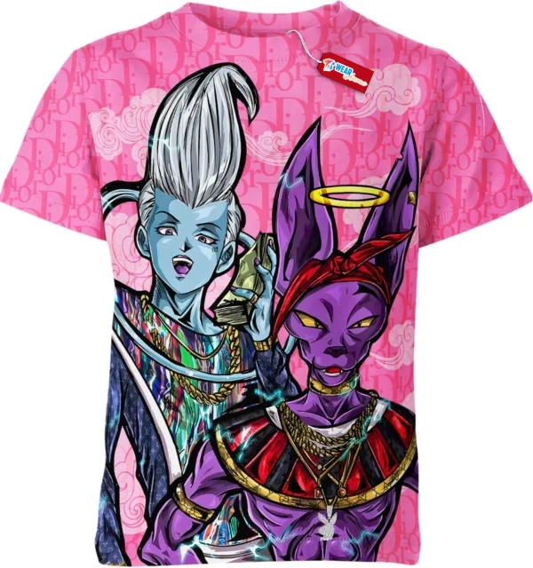 Whis Shirt, Beerus Shirt, Dragon Ball Shirt, Anime Shirt