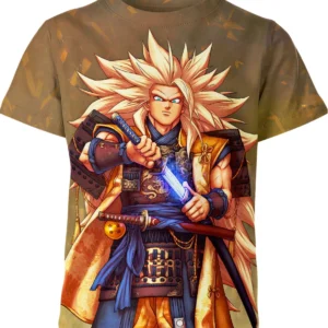 Goku Shirt, Dragon Ball Shirt, Anime Shirt, Samurai Shirt, Super Saiyan 3 Shirt