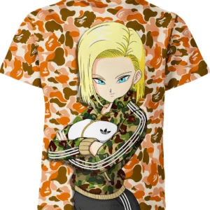 Android 18 Shirt, Dragon Ball Shirt, Anime Shirt