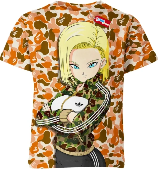 Android 18 Shirt, Dragon Ball Shirt, Anime Shirt