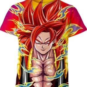 Gogeta Shirt, Dragon Ball Shirt, Anime Shirt, Super Saiyan 4 Shirt