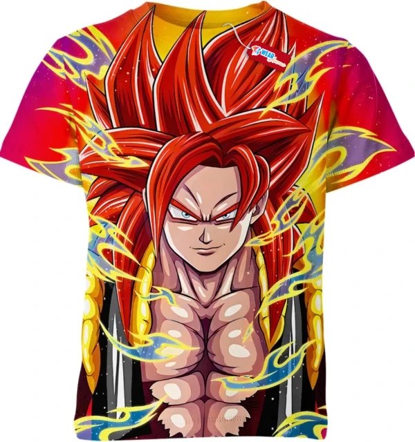 Gogeta Shirt, Dragon Ball Shirt, Anime Shirt, Super Saiyan 4 Shirt
