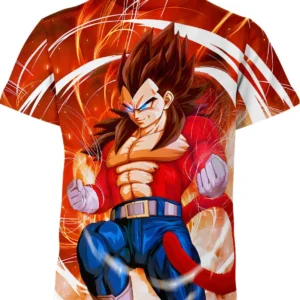 Vegeta Shirt, Dragon Ball Shirt, Anime Shirt, Super Saiyan 4 Shirt