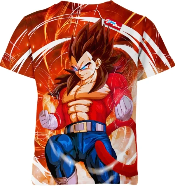 Vegeta Shirt, Dragon Ball Shirt, Anime Shirt, Super Saiyan 4 Shirt