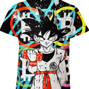 Goku Shirt, Dragon Ball Shirt, Bitcoin Shirt