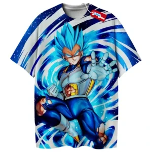 Vegeta Shirt, Dragon Ball Shirt, Anime Shirt, Super Saiyan Blue Shirt