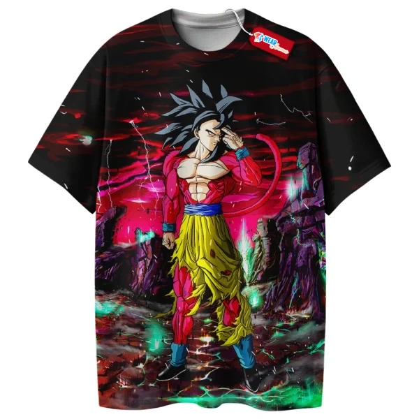 Anime Shirt, Dragon Ball Shirt, GoKu Shirt, Super Saiyan 4 Shirt