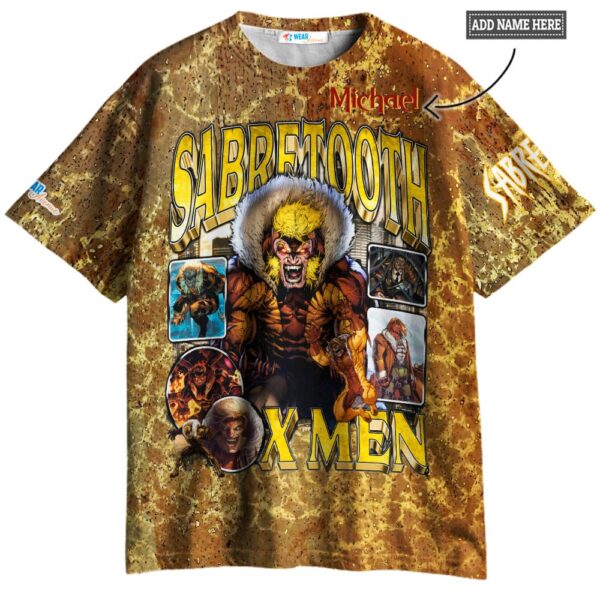 Sabretooth X-Men Marvel Comics T-shirt