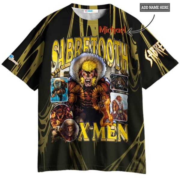Sabretooth X-Men Marvel Comics T-shirt