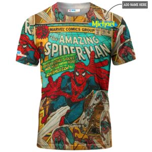 Spider-Man Retro Marvel Comics T-shirt