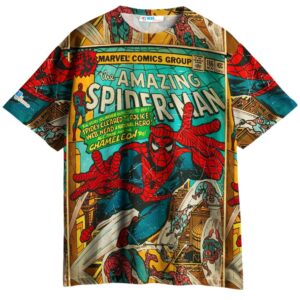 Spider-Man Retro Marvel Comics T-shirt