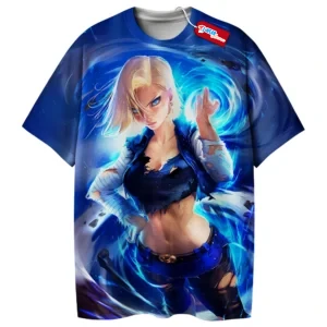 Android 18 Shirt, Dragon Ball Shirt, Anime Shirt
