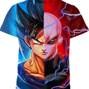 Goku Shirt, Jiren Shirt, Dragon Ball Shirt, Anime Shirt, Two Face Shirt