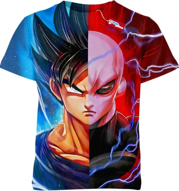 Goku Shirt, Jiren Shirt, Dragon Ball Shirt, Anime Shirt, Two Face Shirt