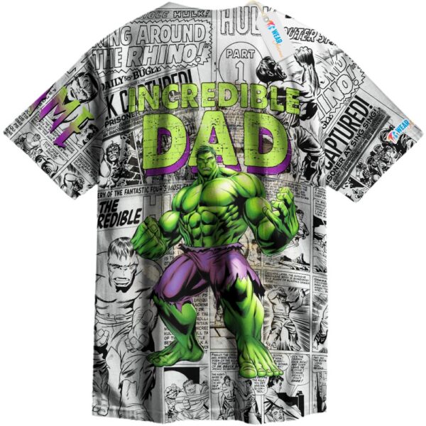 Incredible Hulk Dad Shirt, Hulk Marvel Comics T-shirt