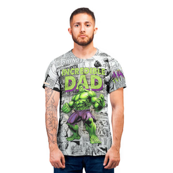 Incredible Hulk Dad Shirt, Hulk Marvel Comics T-shirt